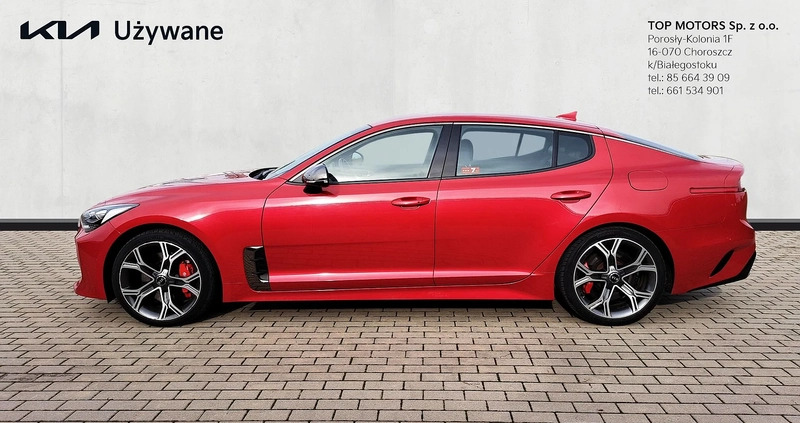 Kia Stinger cena 144900 przebieg: 82170, rok produkcji 2017 z Wojkowice małe 781